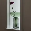 Møbel Og Interiør ^ AYTM Vase Torus, grøn, Ø 25 cm, højde 33 cm, glas