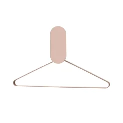 Møbel Og Interiør ^ AYTM Vægknage Ovali, spejl, pink, glas, træ, stål