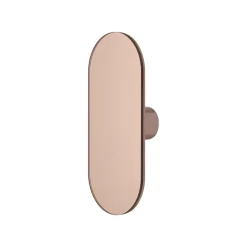 Møbel Og Interiør ^ AYTM Vægknage Ovali, spejl, pink, glas, træ, stål