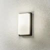 LCD Væglampe Med Sensor > Babett E27 udendørs væglampe med sensor, grafit