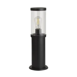 Searchlight Sokkellamper > Bakerloo sokkellampe, IP44, sort, højde 45 cm, metal