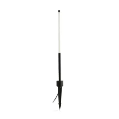 FARO BARCELONA Udendørs Spot > Bambou 1068 LED lampe med jordspyd, sort, aluminium/glas, højde 80 cm