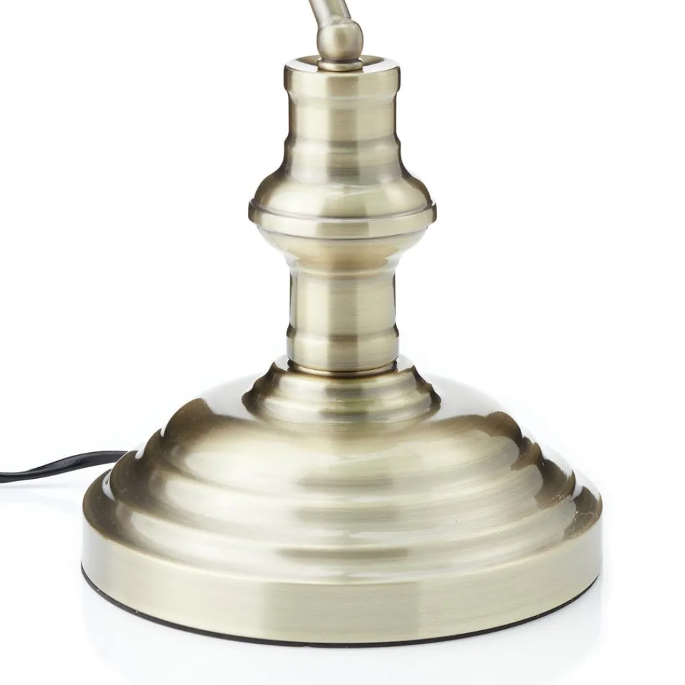 Arbejdsrum/Kontor ^ Markslöjd Bankers klassisk bordlampe 42 cm grøn