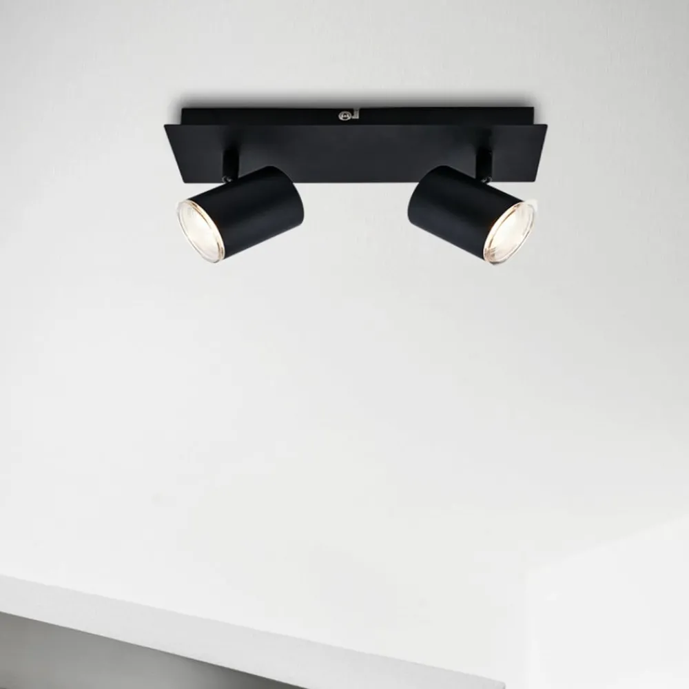 Briloner Loftlamper|Spotlights > Banyo Splash loftspot, GU10 IP44, 2 lyskilder