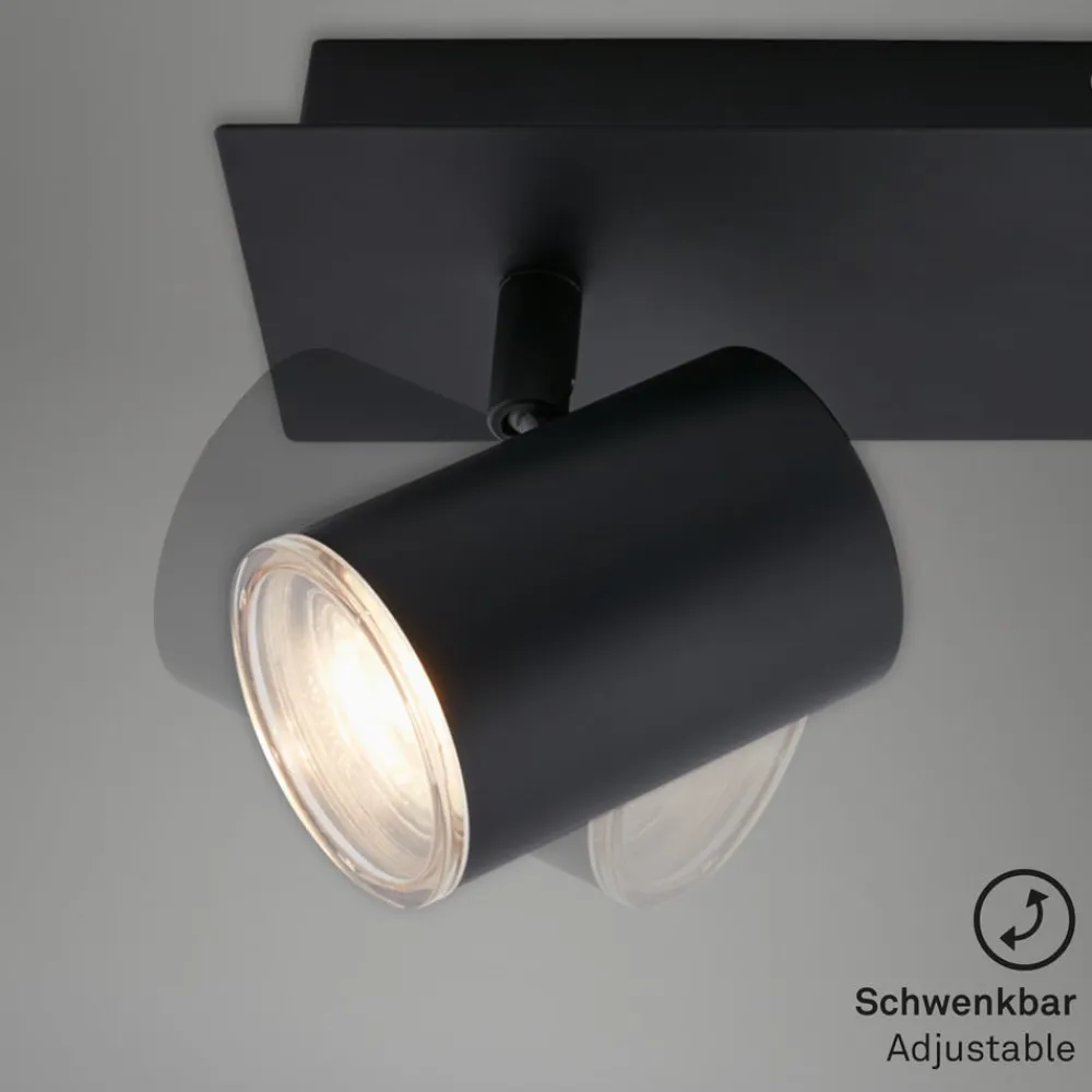 Briloner Loftlamper|Spotlights > Banyo Splash loftspot, GU10 IP44, 2 lyskilder