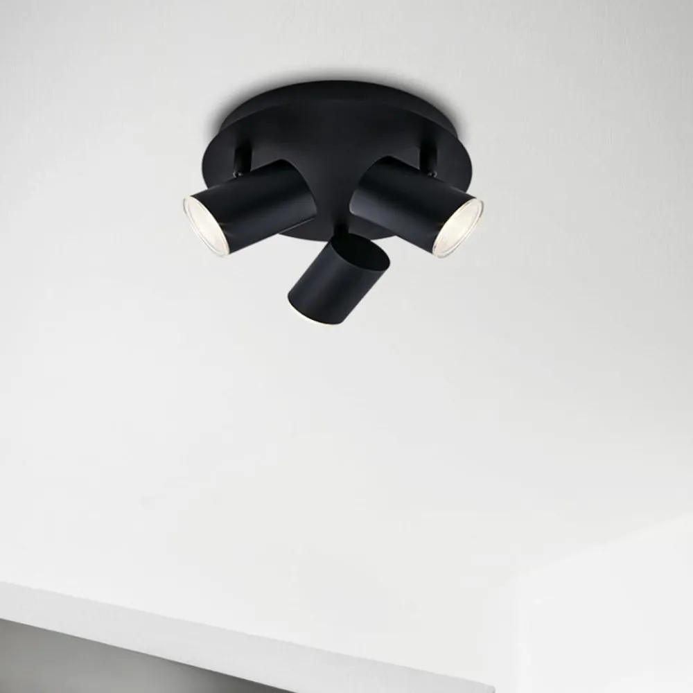 Briloner Loftlamper|Loftlamper > Banyo Splash loftspot, GU10, IP44 rund 3 lyskilder