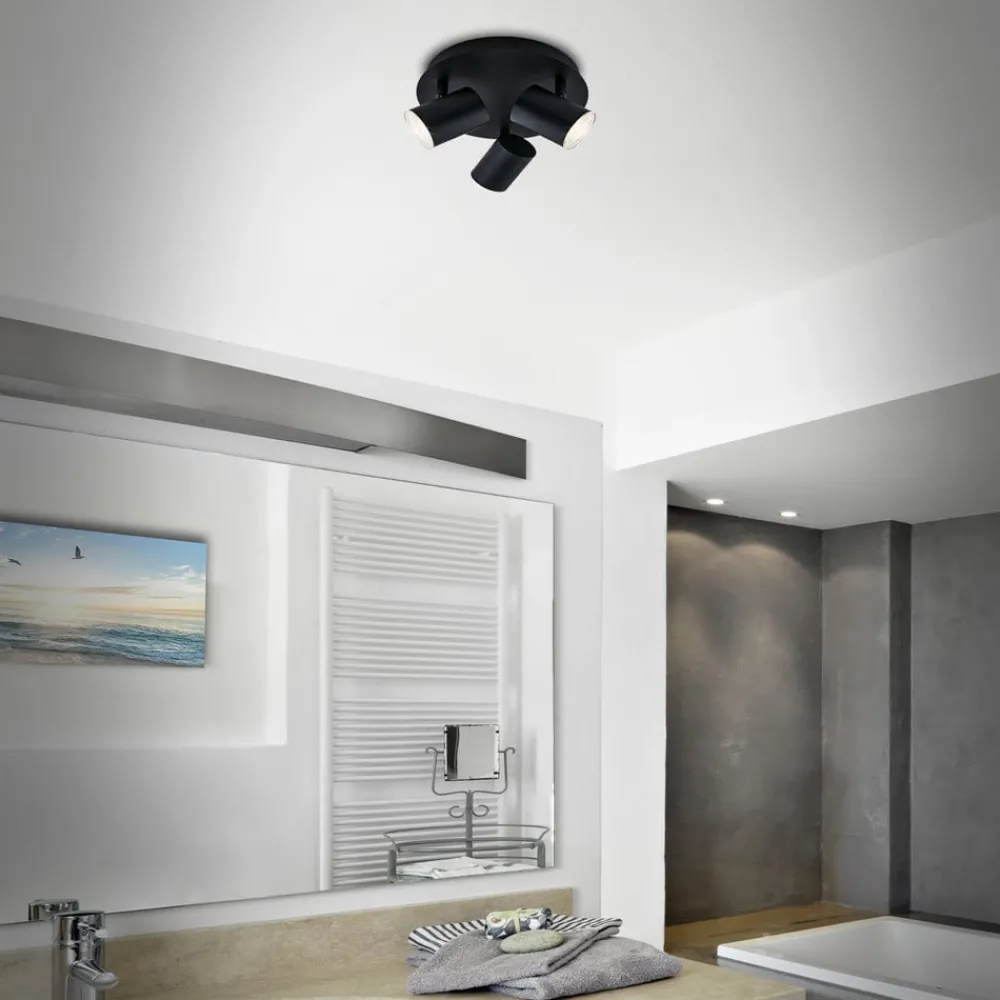 Briloner Loftlamper|Loftlamper > Banyo Splash loftspot, GU10, IP44 rund 3 lyskilder