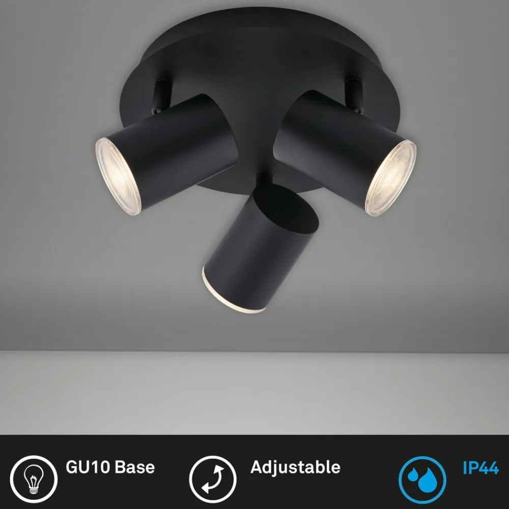 Briloner Loftlamper|Loftlamper > Banyo Splash loftspot, GU10, IP44 rund 3 lyskilder
