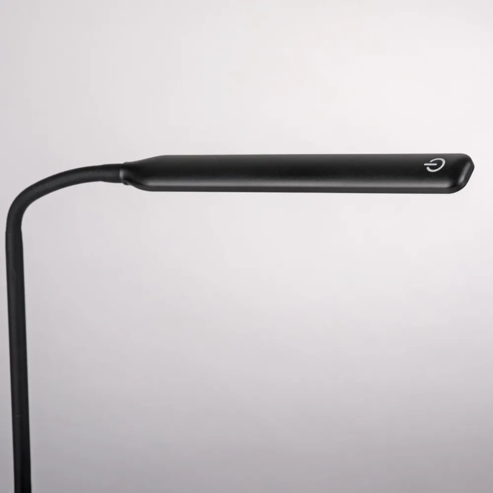 JUST LIGHT. GmbH Arbejdsrum/Kontor|Bordlamper > BARE LYS. Elly LED-bordlampe, ABS, CCT, dæmpbar sort