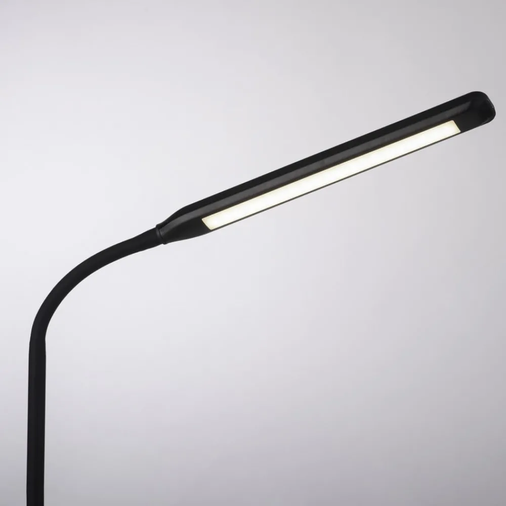 JUST LIGHT. GmbH Arbejdsrum/Kontor|Bordlamper > BARE LYS. Elly LED-bordlampe, ABS, CCT, dæmpbar sort