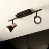 EGLO Loftlamper|Spotlights > Barnham LED loftspot, længde 39,5 cm, sort/kobber