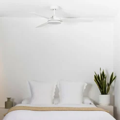 FARO BARCELONA Loftventilatorer > Barth LED-loftventilator med lys, hvid