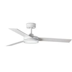 FARO BARCELONA Loftventilatorer > Barth LED-loftventilator med lys, hvid
