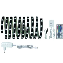 Paulmann Dekorationsbelysning|Led Strips > Basissættet YourLED RGB, sort