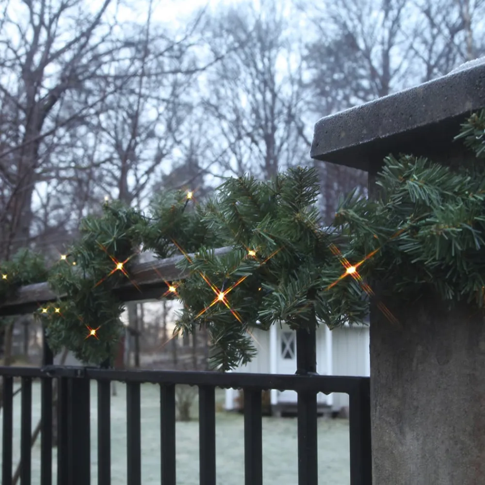 STAR TRADING Dekorationsbelysning|Julepynt > Batteridrevet LED-guirlande Canadian 250 cm