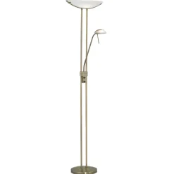 Gulvlamper ^ EGLO Baya gulvlampe poleret