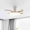 Loftventilatorer ^ Beacon Lighting Beacon LED-loftventilator Fanaway Orbit hvid Ø 91 cm støjsvag