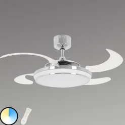 Beacon Lighting Loftventilatorer > Beacon LED-loftventilator Fanaway Evo 1, støjsvag, 121 cm