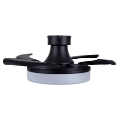 Loftventilatorer ^ Beacon Lighting Beacon LED-loftventilator Fanaway Orbit sort 91 cm støjsvag