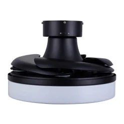 Loftventilatorer ^ Beacon Lighting Beacon LED-loftventilator Fanaway Orbit sort 91 cm støjsvag