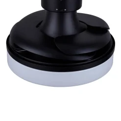 Loftventilatorer ^ Beacon Lighting Beacon LED-loftventilator Fanaway Orbit sort 91 cm støjsvag
