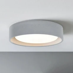 Beacon Lighting Loftlamper|Loftlamper > Beacon loftlampe Uno, grå, beton, Ø 27 cm, GX53