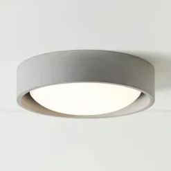 Beacon Lighting Loftlamper|Loftlamper > Beacon loftlampe Uno, grå, beton, Ø 27 cm, GX53
