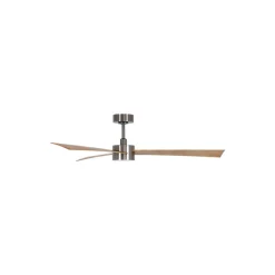 Loftventilatorer ^ Beacon Lighting Beacon loftsventilatorlampe Climate IV nikkel/teak lydløs