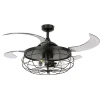 Beacon Lighting Loftventilatorer > Beacon loftventilatorlampe Fanaway Industri sort lydløs