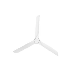 Loftventilatorer ^ Beacon Lighting Beacon loftventilator Londo hvid DC-motor Ø 132 cm lydsvag