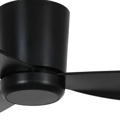 Loftventilatorer ^ Beacon Lighting Beacon loftventilator med lys Array sort 137 cm støjsvag