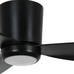 Loftventilatorer ^ Beacon Lighting Beacon loftventilator med lys Array sort 137 cm støjsvag