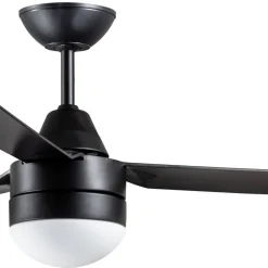 Beacon Lighting Loftventilatorer > Beacon loftventilator med lys Megara sort 122cm lydløs