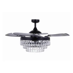 Beacon Lighting Loftventilatorer > Beacon loftventilator med lys Fanaway Veil sort lydløs
