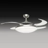 Beacon Lighting Loftventilatorer > Beacon ventilator med lys Fanaway Evo 2, mat krom, støjsvag