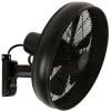 Loftventilatorer ^ Beacon Lighting Beacon vægventilator Breeze, sort, Ø 41 cm, lydsvag