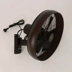 Loftventilatorer ^ Beacon Lighting Beacon vægventilator Breeze, sort, Ø 41 cm, lydsvag