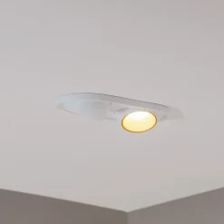 BEGA Indbygningsspots > LED indbygningsspot Studio Line, hvid/messing, 2 lyskilder.
