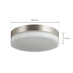 BEGA Loftlamper > 12128 LED-loftlampe DALI 930 stål 26cm