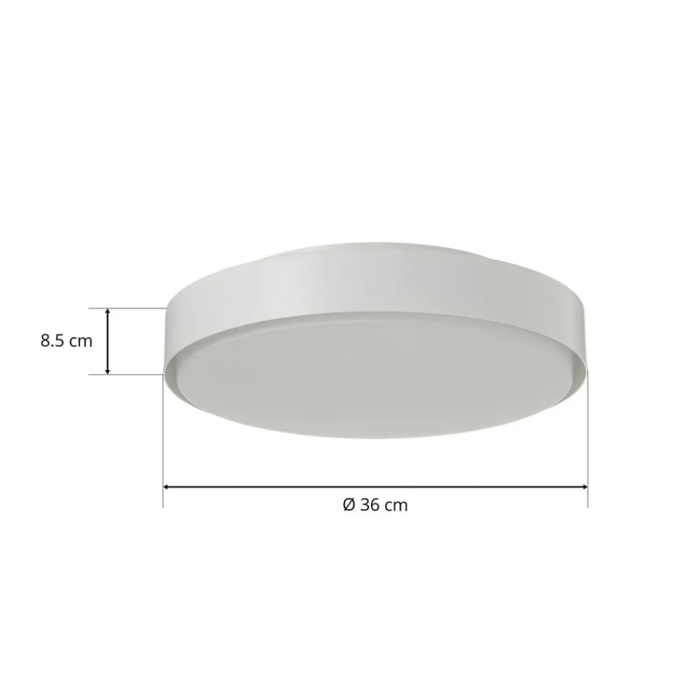 Loftlamper ^ BEGA 34278 LED-loftlampe, hvid, Ø 36 cm, DALI