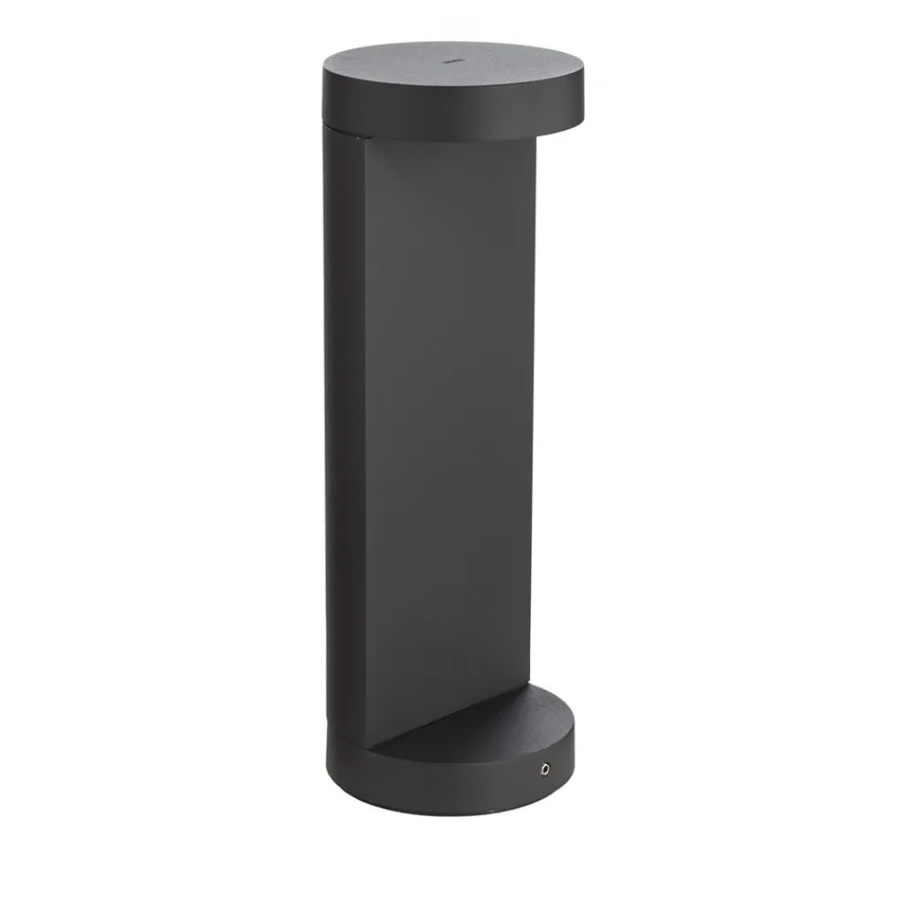 BEGA Sokkellamper > LED-sokkellampe 84749, grafit, støbt aluminium, glas