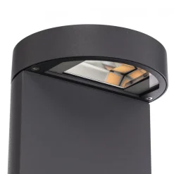 BEGA Sokkellamper > LED-sokkellampe 84749, grafit, støbt aluminium, glas