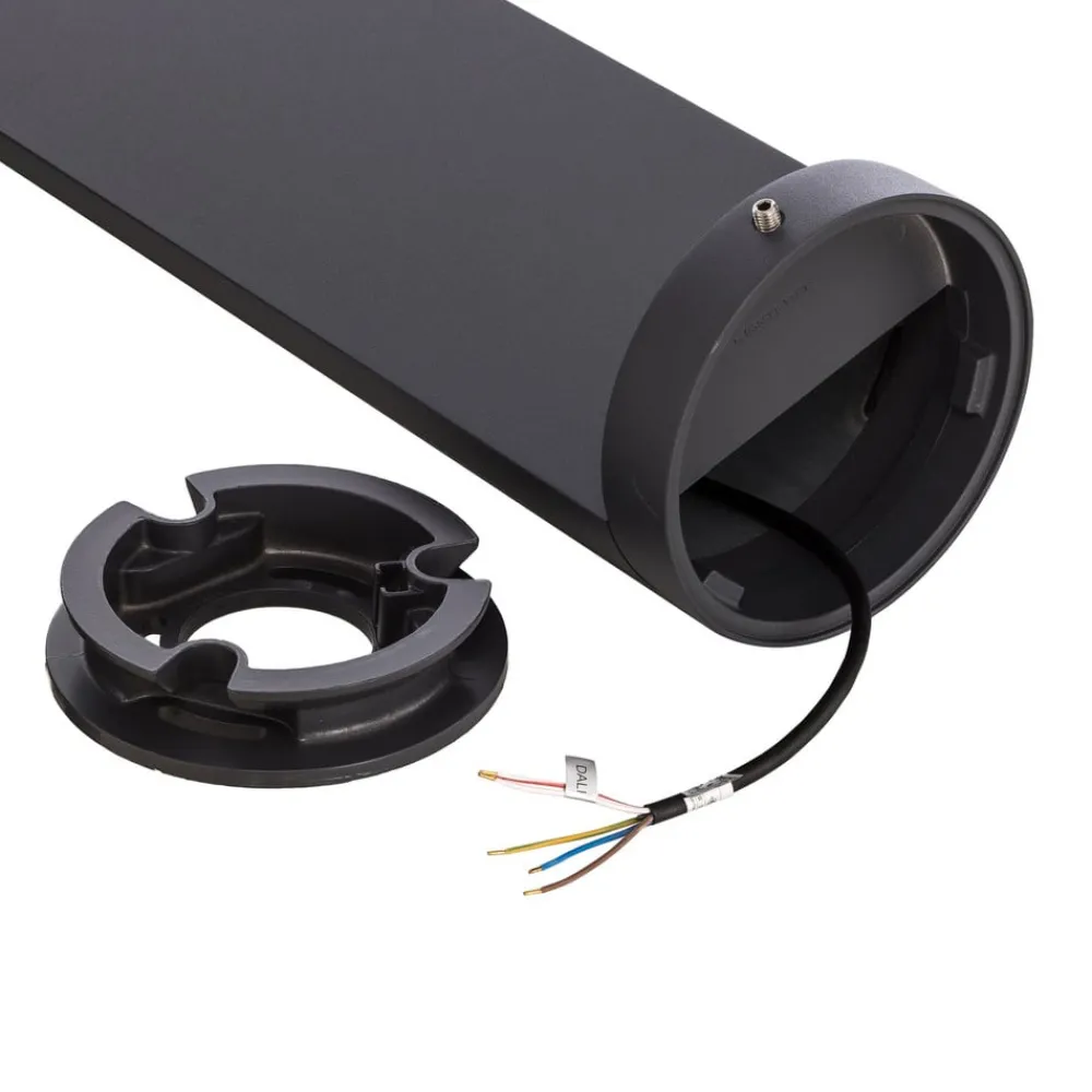 BEGA Sokkellamper > LED-sokkellampe 84749, grafit, støbt aluminium, glas