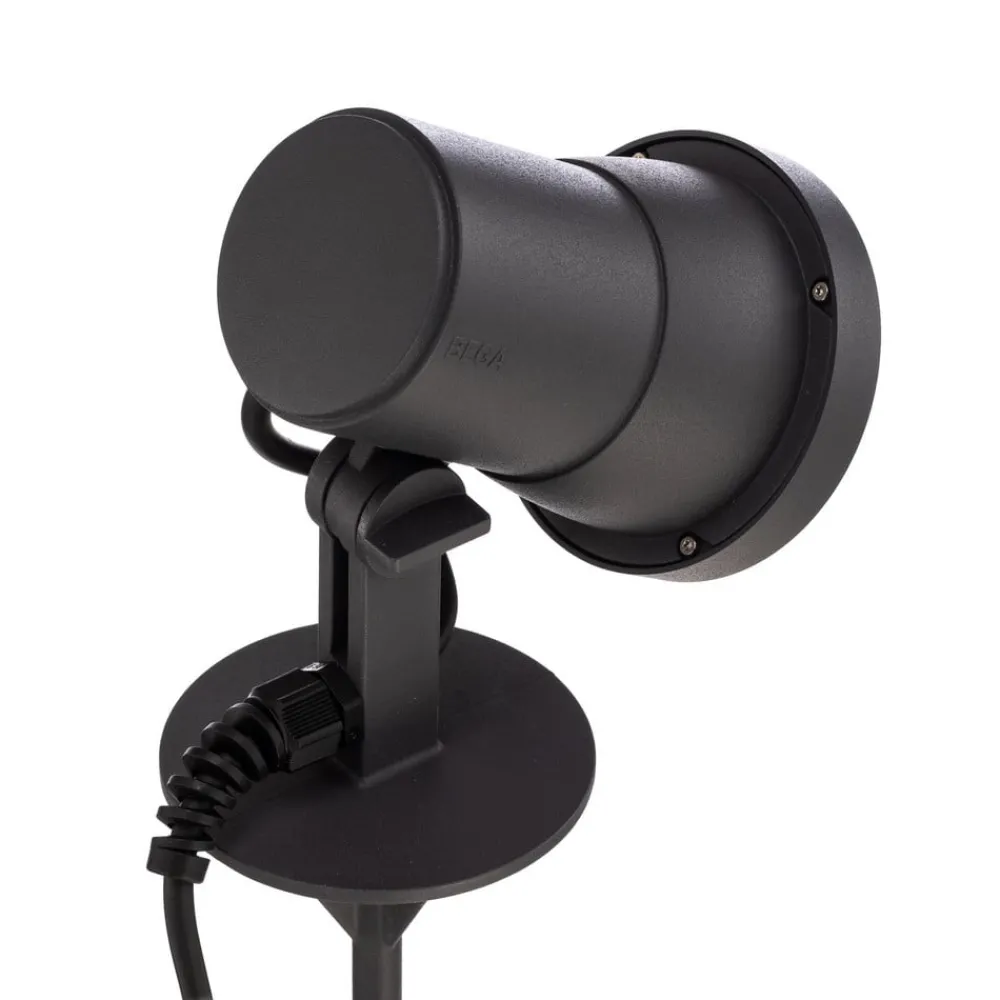 BEGA Udendørs Spot > udendørs spotlampe 85009, grafit, støbt aluminium, stik