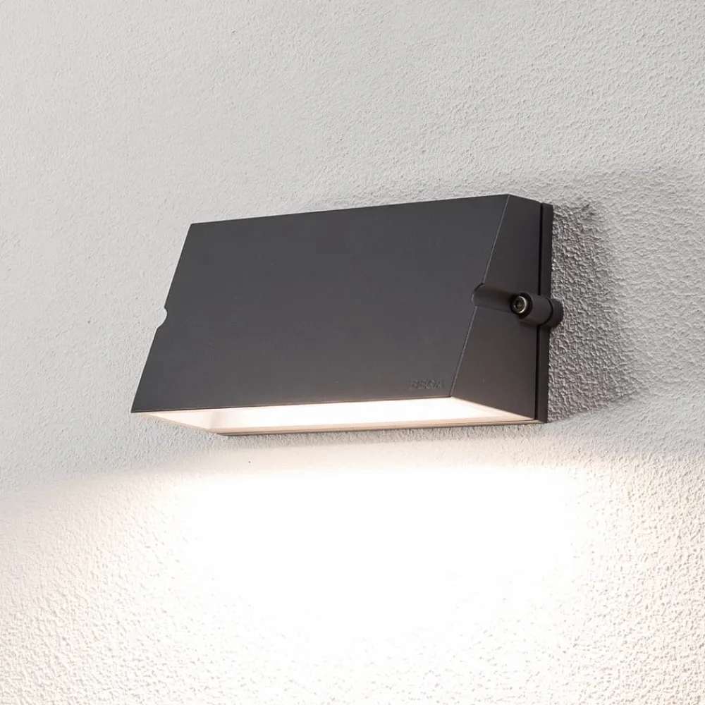 BEGA Væglamper > udendørs væglampe 24372, grafit, støbt aluminium, IP65