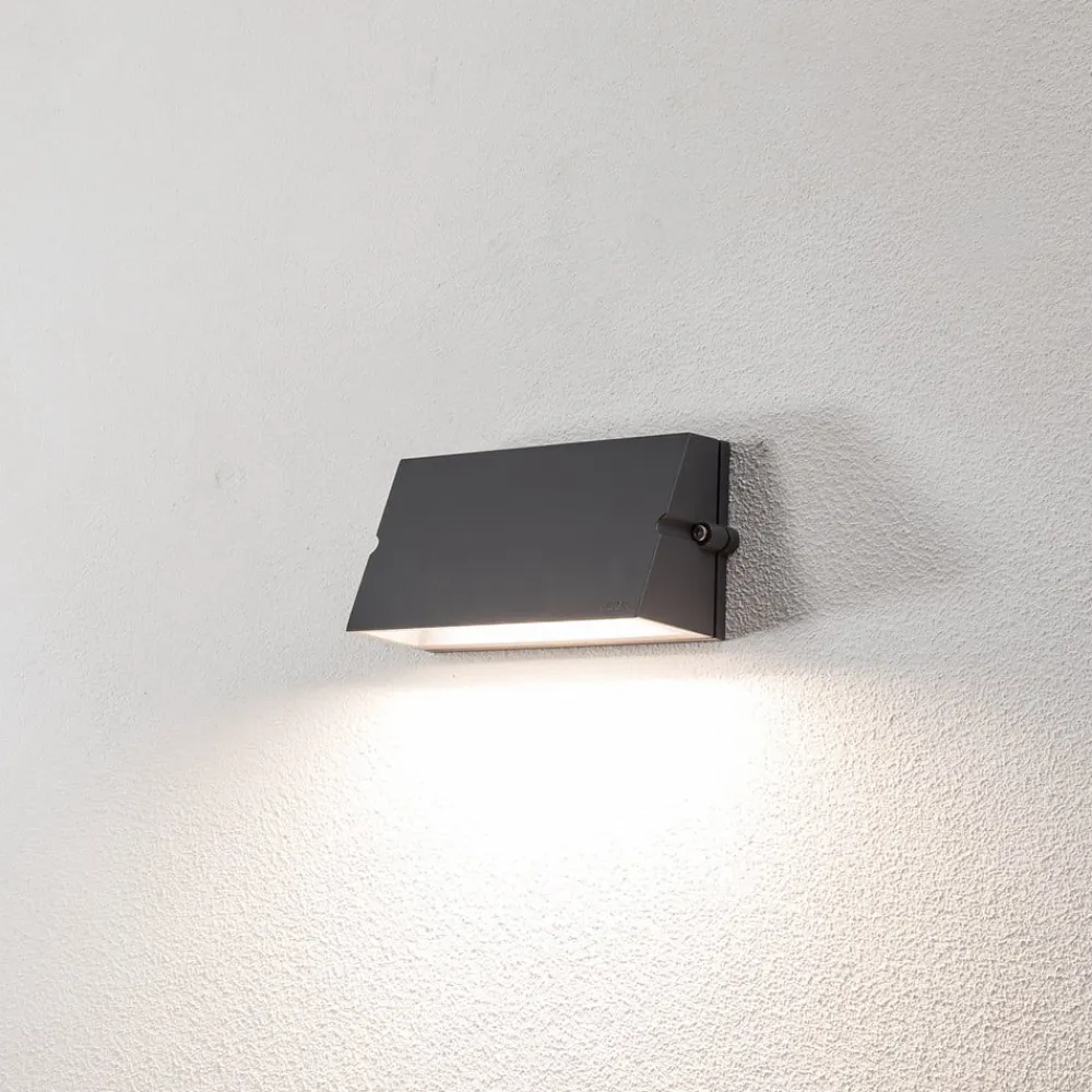 BEGA Væglamper > udendørs væglampe 24372, grafit, støbt aluminium, IP65