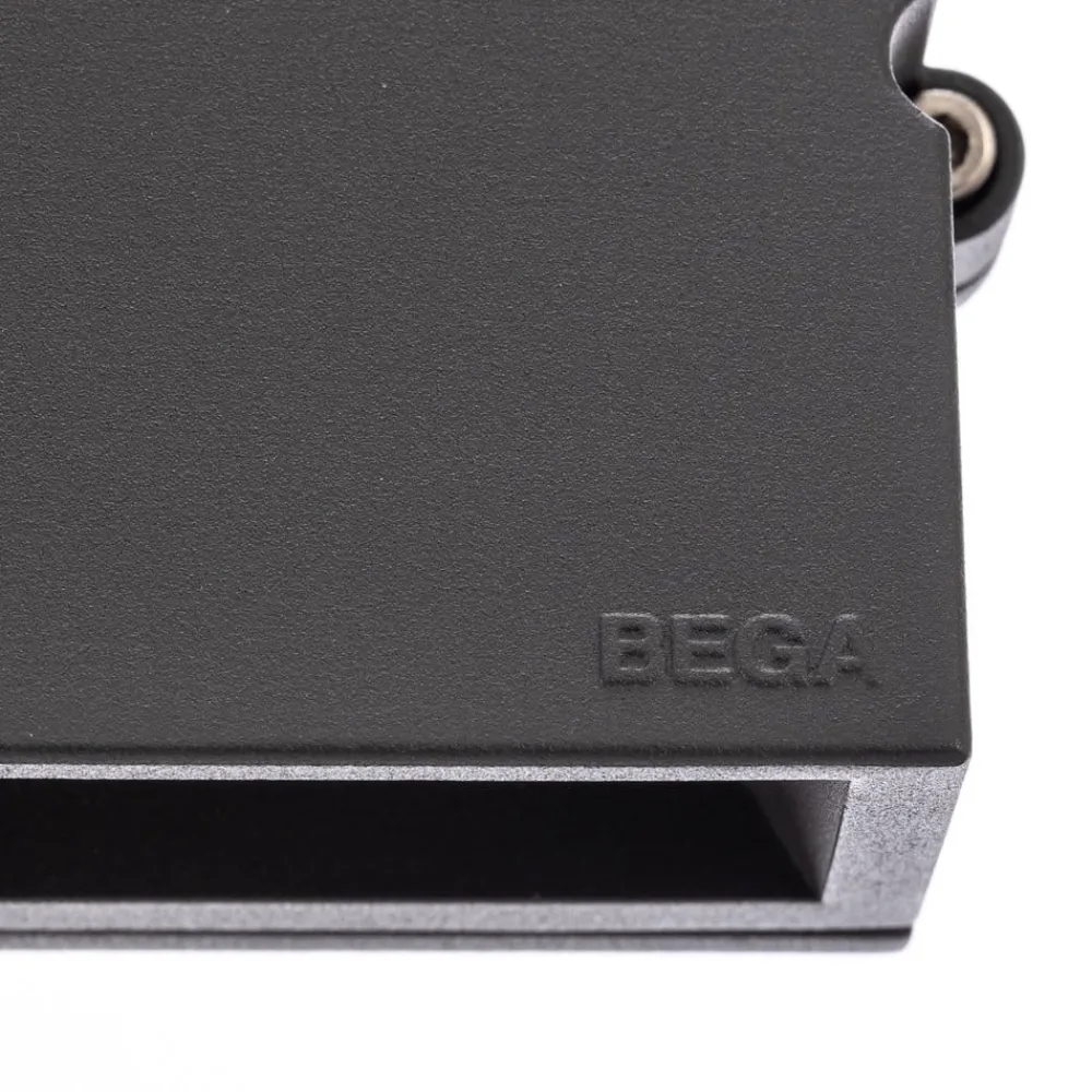 BEGA Væglamper > udendørs væglampe 24372, grafit, støbt aluminium, IP65