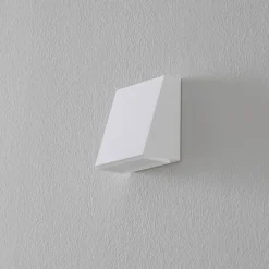 Væglamper ^ BEGA 78047 Væglampe trapez 3000K 9cm hvid 255lm