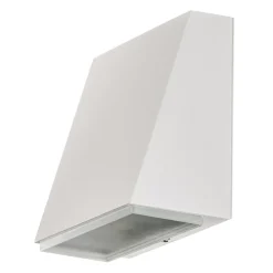 Væglamper ^ BEGA 78047 Væglampe trapez 3000K 9cm hvid 255lm