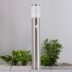 Sokkellamper Med Sensor|Gadebelysning Med Sensor ^ Lindby Belen bevægelsessensor-lampe med LED